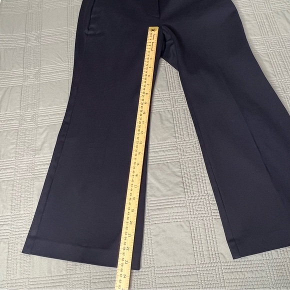 Boden Womens Size 4 Petites Navy Blue Wide Leg Culotte Pants Cropped Career - Picture 11 of 14